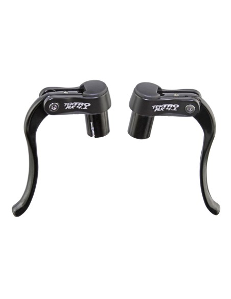 Bar End Alloy Brake Lever Set Tktro Black.
